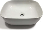 Lavabo Da Appoggio Ceramica Bianco Rettangolare Lavandino Lavello Arredo 45,5x32,5x13,5 Cm Fai da te/Attrezzature per cucine e bagni/Attrezzature per bagni/Lavandini bagno/Lavabi Ogomondo - Martina Franca, Commerciovirtuoso.it