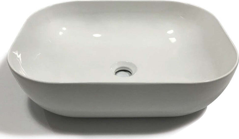 Lavabo Da Appoggio Ceramica Bianco Rettangolare Lavandino Lavello Arredo 50,5x40,5x14 Cm Fai da te/Attrezzature per cucine e bagni/Attrezzature per bagni/Lavandini bagno/Lavabi Ogomondo - Martina Franca, Commerciovirtuoso.it