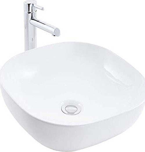 Lavabo Da Appoggio Ceramica Bianco Tondeggiante Lavandino Lavello Arredo 44x44x14 Cm Fai da te/Attrezzature per cucine e bagni/Attrezzature per bagni/Lavandini bagno/Lavabi Ogomondo - Martina Franca, Commerciovirtuoso.it