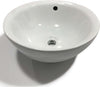 Lavabo Da Appoggio Ceramica Bianco Tondo Lavandino Lavello Arredo 42x42x17,5 Cm Fai da te/Attrezzature per cucine e bagni/Attrezzature per bagni/Lavandini bagno/Lavabi Ogomondo - Martina Franca, Commerciovirtuoso.it