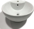 Lavabo Da Appoggio Ceramica Bianco Tondo Lavandino Lavello Arredo 46x46x17 Cm Fai da te/Attrezzature per cucine e bagni/Attrezzature per bagni/Lavandini bagno/Lavabi Ogomondo - Martina Franca, Commerciovirtuoso.it