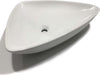 Lavabo Da Appoggio Ceramica Bianco Triangolare Lavandino Lavello Arredo 68x47,5x12,5 Cm Fai da te/Attrezzature per cucine e bagni/Attrezzature per bagni/Lavandini bagno/Lavabi Ogomondo - Martina Franca, Commerciovirtuoso.it