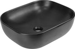 Lavabo-Da-Appoggio-Ceramica-Nero-Ovale-Lavandino-Arredo-50,5x40,5x14-Cm
