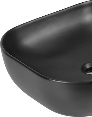 Lavabo-Da-Appoggio-Ceramica-Nero-Ovale-Lavandino-Arredo-50,5x40,5x14-Cm