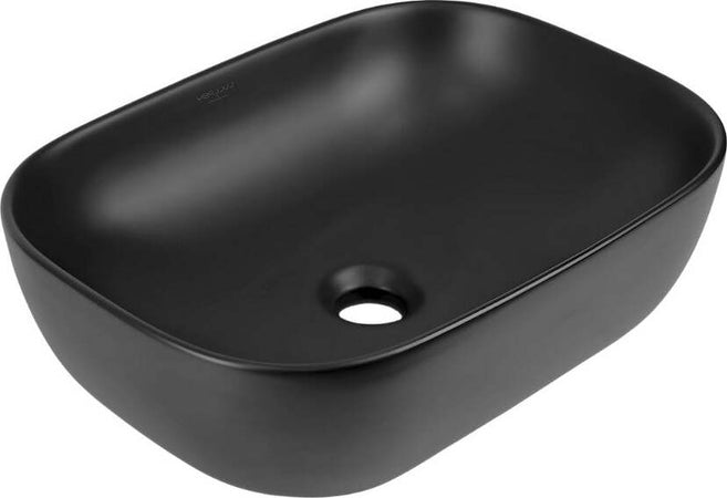 Lavabo-Da-Appoggio-Ceramica-Nero-Rettangolare-Arredo-Bagno-45,5x32,5x13,5-Cm