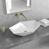 Lavabo Da Appoggio Esagonale Design Moderno 57x37.5