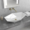 Lavabo Da Appoggio Esagonale Design Moderno 64x41.5