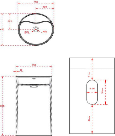 Lavabo Monoforo Free Standing Klaus Plus Artificial Stone Bianco Opaco Matt Fai da te/Attrezzature per cucine e bagni/Attrezzature per bagni/Lavandini bagno/Lavabi Ogomondo - Martina Franca, Commerciovirtuoso.it