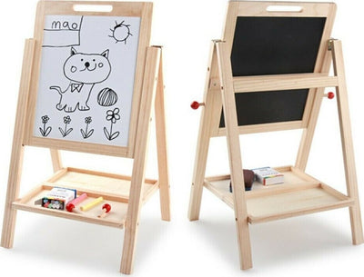 Lavagna 2 Lati In Legno Per Bambini Cavalletto Pittore Gessetti Pennarelli Scuola Giocattoli e infanzia > Giocattoli e Modellismo > Giochi per Bambini Trade Shop italia - Napoli, Commerciovirtuoso.it