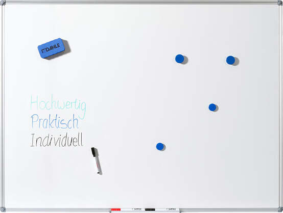 Lavagna bianca Basic - magnetica - 45 x 60 cm - Dahle Cancelleria e prodotti per ufficio/Archivio ufficio e accessori per scrivania/Lavagne e bacheche/Lavagne Eurocartuccia - Pavullo, Commerciovirtuoso.it