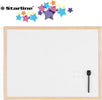 Lavagna bianca magnetica - 60x90 cm - cornice legno - bianco - Starline Cancelleria e prodotti per ufficio/Archivio ufficio e accessori per scrivania/Lavagne e bacheche/Lavagne Eurocartuccia - Pavullo, Commerciovirtuoso.it