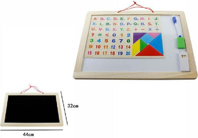 Lavagna Doppia Funzione Bianca Nera Gessetto Pennarello Cancellino Lettere 07300 Giocattoli e infanzia > Giocattoli e Modellismo > Giochi Didattici Trade Shop italia - Napoli, Commerciovirtuoso.it