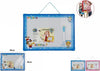 Lavagna-Magnetica-Con-Cornice-In-Plastica-Per-Bambini-Con-Pennarello-Gioco-07686