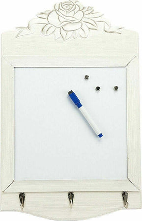 Lavagna Magnetica In Legno Bianco Memo Con Penna Shabby Decor Rose Cancelleria e prodotti per ufficio/Archivio ufficio e accessori per scrivania/Lavagne e bacheche/Lavagne Trade Shop italia - Napoli, Commerciovirtuoso.it