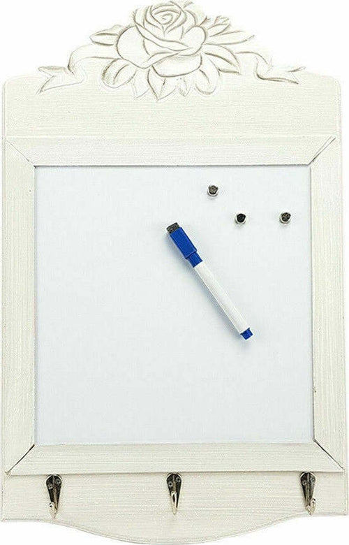 Lavagna Magnetica In Legno Bianco Memo Con Penna Shabby Decor Rose Cancelleria e prodotti per ufficio/Archivio ufficio e accessori per scrivania/Lavagne e bacheche/Lavagne Trade Shop italia - Napoli, Commerciovirtuoso.it