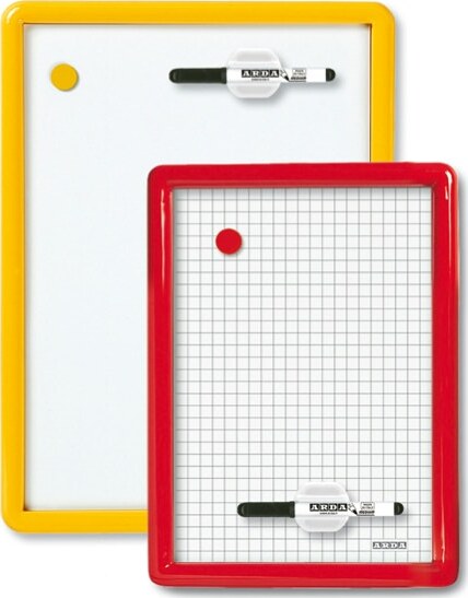 Lavagna magnetica Lmv - bianca - 26x36 cm - cornice in colori assortiti - Arda Cancelleria e prodotti per ufficio/Archivio ufficio e accessori per scrivania/Lavagne e bacheche/Lavagne Eurocartuccia - Pavullo, Commerciovirtuoso.it