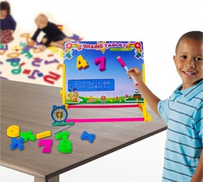 Lavagna-Magnetica-Math-Multifunzione-Cancellina-Numeri-Magnetici-Gessi-Pennarel