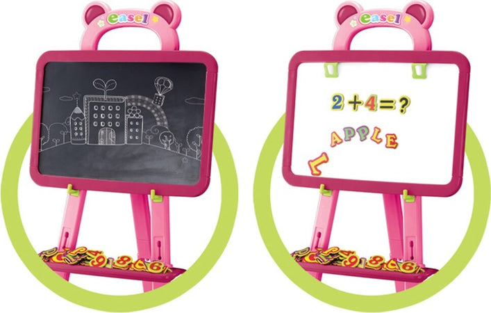 Lavagna Magnetica Per Bambini Con Treppiedi Lettere Pennarelli E Gessetti Rosa Giochi e giocattoli/Attività creative/Lavagne/Lavagne magnetiche Trade Shop italia - Napoli, Commerciovirtuoso.it