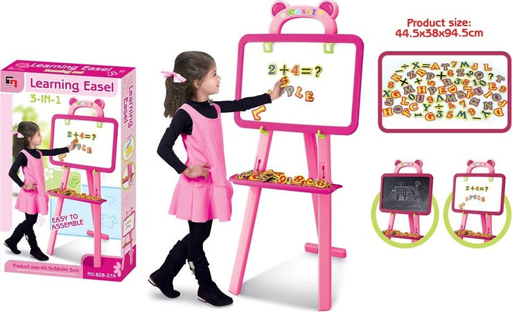 Lavagna Magnetica Per Bambini Con Treppiedi Lettere Pennarelli E Gessetti Rosa Giochi e giocattoli/Attività creative/Lavagne/Lavagne magnetiche Trade Shop italia - Napoli, Commerciovirtuoso.it