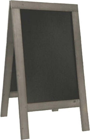 Lavagna Sandwich Nature - legno grigio - 131x72 7x72 cm - Securit Cancelleria e prodotti per ufficio/Archivio ufficio e accessori per scrivania/Lavagne e bacheche/Lavagne Eurocartuccia - Pavullo, Commerciovirtuoso.it