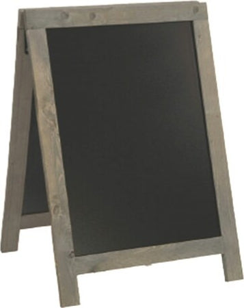 Lavagna Sandwich Nature - legno grigio - 85x54 5x44 cm - Securit Cancelleria e prodotti per ufficio/Archivio ufficio e accessori per scrivania/Lavagne e bacheche/Lavagne Eurocartuccia - Pavullo, Commerciovirtuoso.it