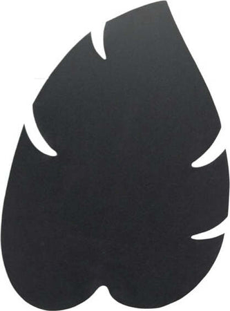 Lavagna Silhouette da parete - 43 8x29 6 cm - forma foglia - nero - Securit Cancelleria e prodotti per ufficio/Archivio ufficio e accessori per scrivania/Lavagne e bacheche/Lavagne Eurocartuccia - Pavullo, Commerciovirtuoso.it