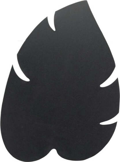 Lavagna Silhouette da parete - 43 8x29 6 cm - forma foglia - nero - Securit Cancelleria e prodotti per ufficio/Archivio ufficio e accessori per scrivania/Lavagne e bacheche/Lavagne Eurocartuccia - Pavullo, Commerciovirtuoso.it