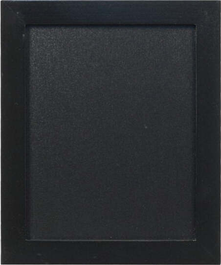 Lavagna Woody - cornice nera - 20x24 cm - Securit Cancelleria e prodotti per ufficio/Archivio ufficio e accessori per scrivania/Lavagne e bacheche/Lavagne Eurocartuccia - Pavullo, Commerciovirtuoso.it