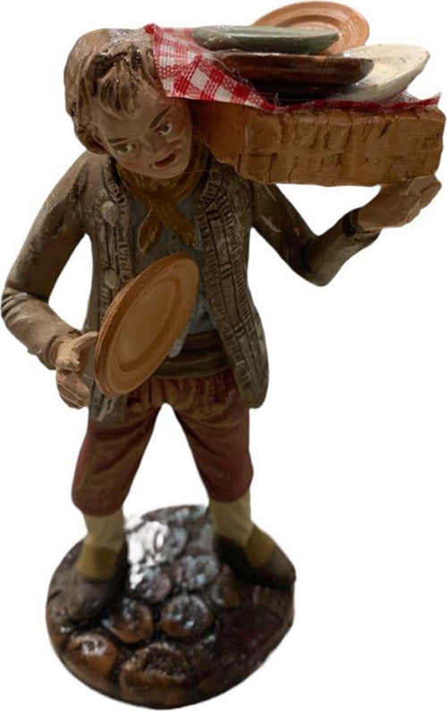 Lavapiatti statuetta in terracotta artigianale per presepe napoletano da h 12 cm Casa e cucina/Decorazioni per interni/Addobbi e decorazioni per ricorrenze/Decorazioni natalizie/Presepi/Statuine e fondali per il presepe MagiediNatale.it - Altamura, Commerciovirtuoso.it