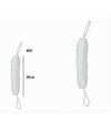 Lavaschiena Spugna Rete Esfoliante Bagno Doccia A Treccia Scrubber 79588 Bianco
