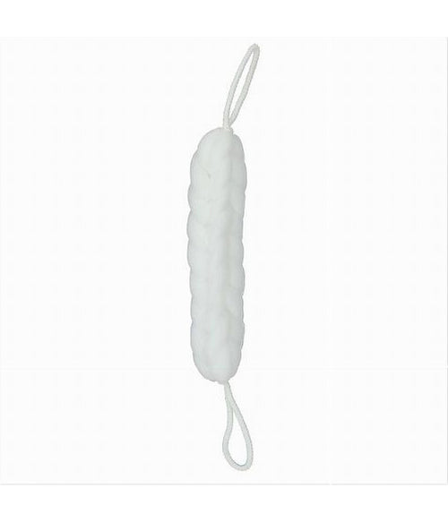 Lavaschiena Spugna Rete Esfoliante Bagno Doccia A Treccia Scrubber 79588 Bianco