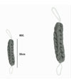 Lavaschiena Spugna Rete Esfoliante Bagno Doccia A Treccia Scrubber 79593 Grigia