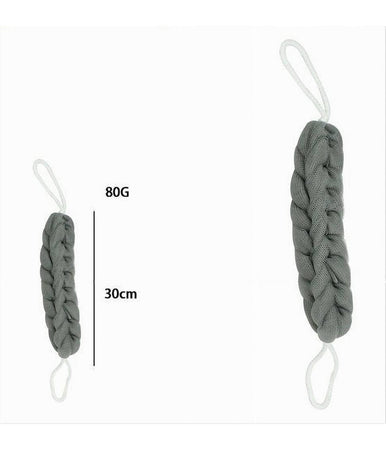 Lavaschiena Spugna Rete Esfoliante Bagno Doccia A Treccia Scrubber 79593 Grigia