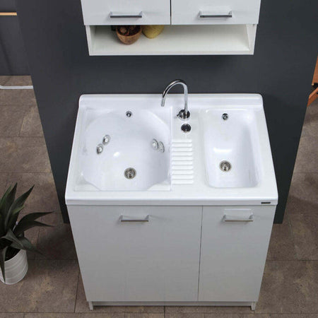 Lavatoio-Colavene-Active-Wash-Dinamico-100X55-Con-Cestello-e-Tavola-Lavapanni-In-Legno
