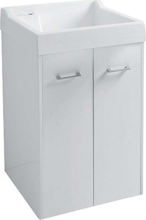 Lavatoio-Colavene-Domestica-On-73x67,5-Bianco-Con-Vasca-su-Mobile-Contenitore-Lavatrice