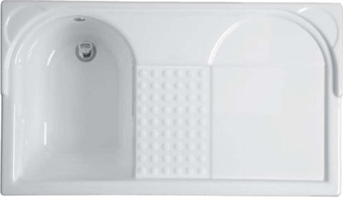 Lavatoio-Colavene-Duo-Vasca-a-Sinistra-106x60-Con-Cestello-e-Tavola-Lavapanni-In-Legno