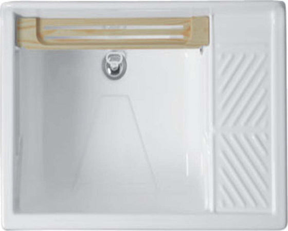 Lavatoio-Colavene-Lindo-Max-Senza-Cesto-70X50-Con-Tavola-Lavapanni-In-Legno
