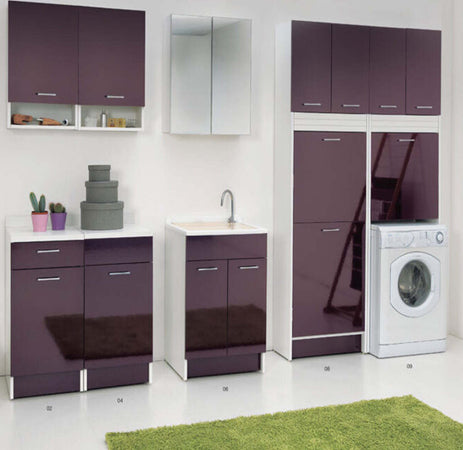 Lavatoio-Colavene-Swash-50X50-Con-Tavola-Lavapanni-In-Legno