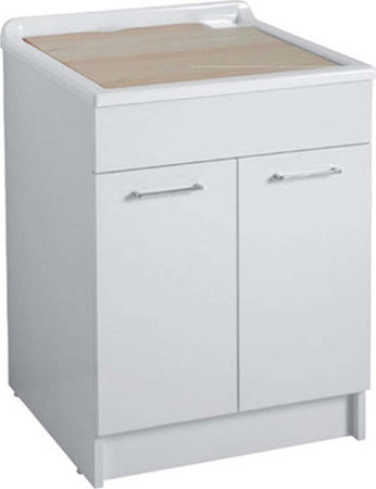 Lavatoio-Colavene-Swash-60X60-Con-Tavola-Lavapanni-In-Legno