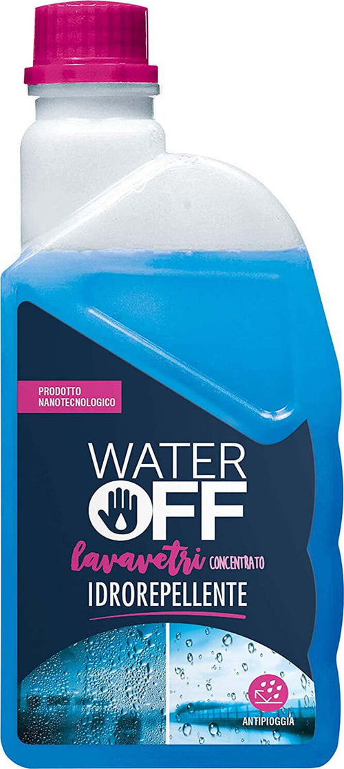 LAVAVETRI CONCENTRATO WATER OFF O,5 L PER AUTO Auto e Moto/Cura auto e moto/Pulizia finestrini/Detergenti lavavetri Scontolo.net - Potenza, Commerciovirtuoso.it