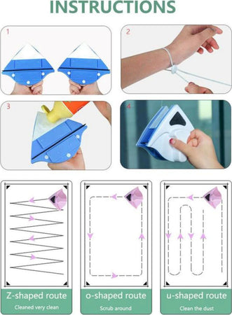 Lavavetri Magnetico Pulisci Vetro Con Calamita Pulizia Vetri Magnetico Angolare Casa, arredamento e bricolage > Pulizia e Bucato > Pulizia Vetri e Superfici Trade Shop italia - Napoli, Commerciovirtuoso.it