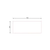 Lavello appoggio 50 series 120x50 cm 2 vasche SA127 destro