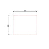 Lavello 60x50 reversibile Rondo' EC196