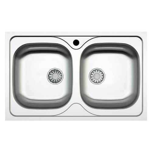 Lavello 86x50 2 vasche SA322