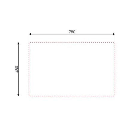 Lavello appoggio 80x50 SA216 1 vasca e gocciolatoio sinistro