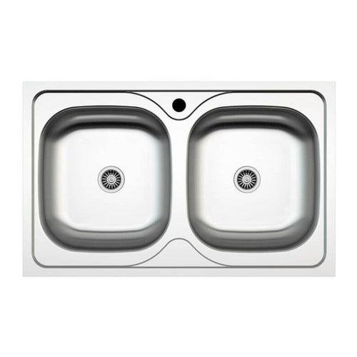 Lavello 79x50 Classic 170 incasso doppia vasca