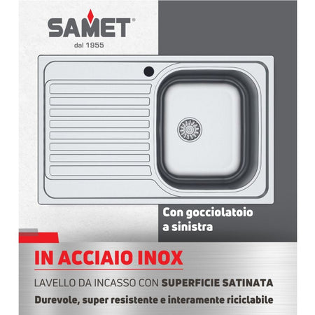 Lavello Classic 273 79x50 cm sinistro