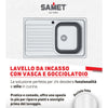 Lavello Classic 273 79x50 cm sinistro