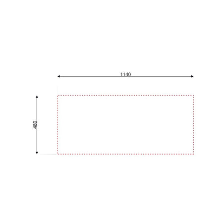 Lavello 116x50 SA138 2 vasche e gocciolatoio destro