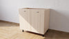 Base per lavello d'appoggio completa di 2 ante spedizione in kit Lunghezza 90 Profondità 55 Altezza 72 esclusi piedini Altezza piedini 10 cm in colore rovere